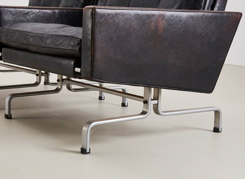 Poul Kjaerholm Early Pair of PK31 Chairs for E. Kold Christensen 1958