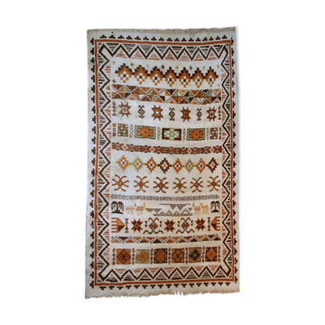 Vintage carpet belgian savonnerie 192cm x 265cm
