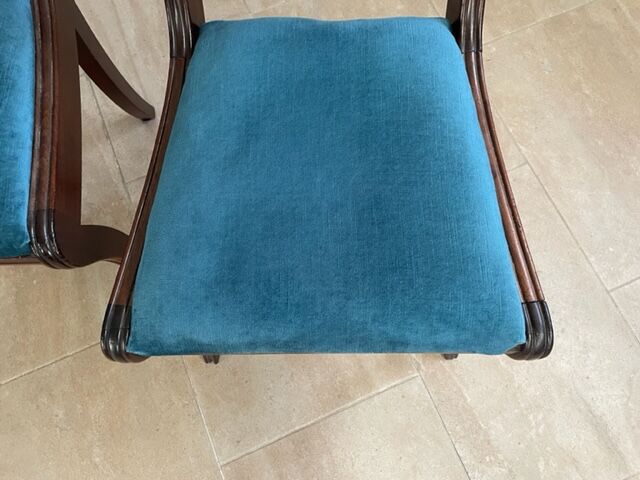 Pair of mahogany chairs XIXth century