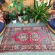 Vintage turkish oushak rug 192x112 cm