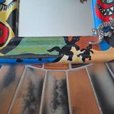 Mirror. Signed R. Bonet. Crocodile theme.