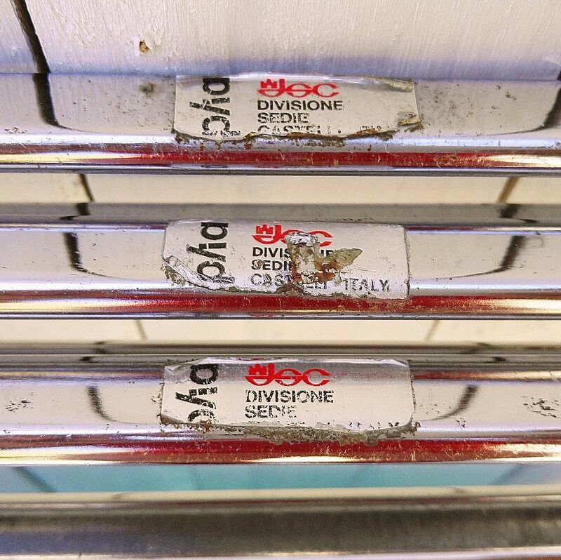 Set of three chairs Plia, Giancarlo Piretti, 70's