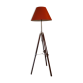 Wooden tripod floor lamp 1970