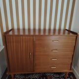 Scandinavian asymmetrical chest of drawers