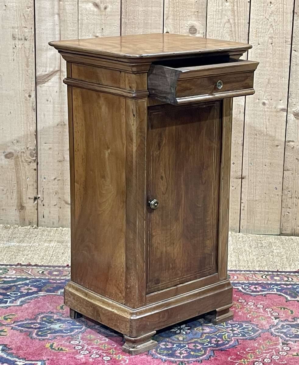 Late 19th century fruit wood bedside table