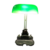 Lampe de banque art nouveau Augustin Moreau