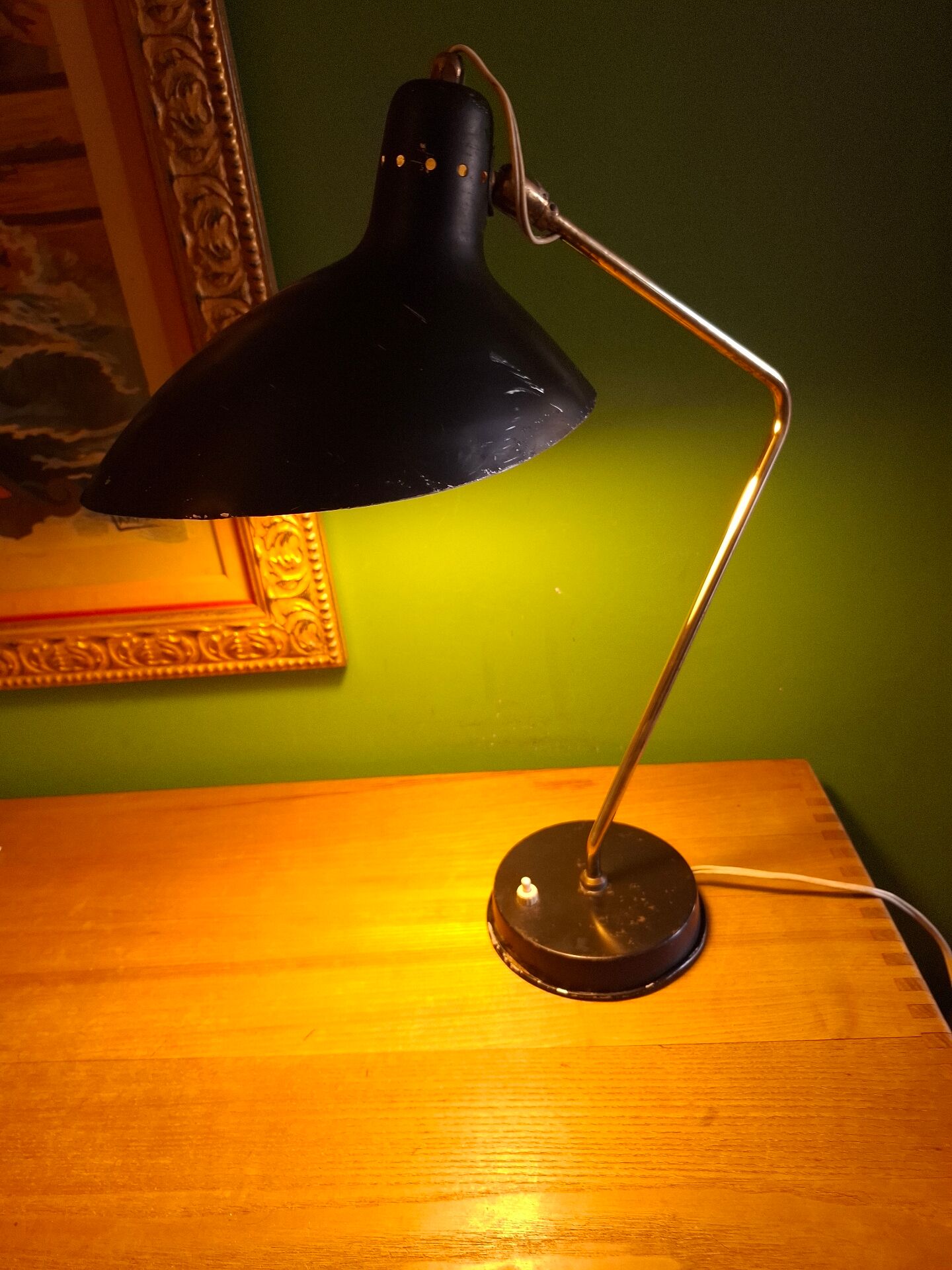 1950s lamp by Jean Boris Lacroix