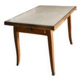Vintage kitchen table with extension