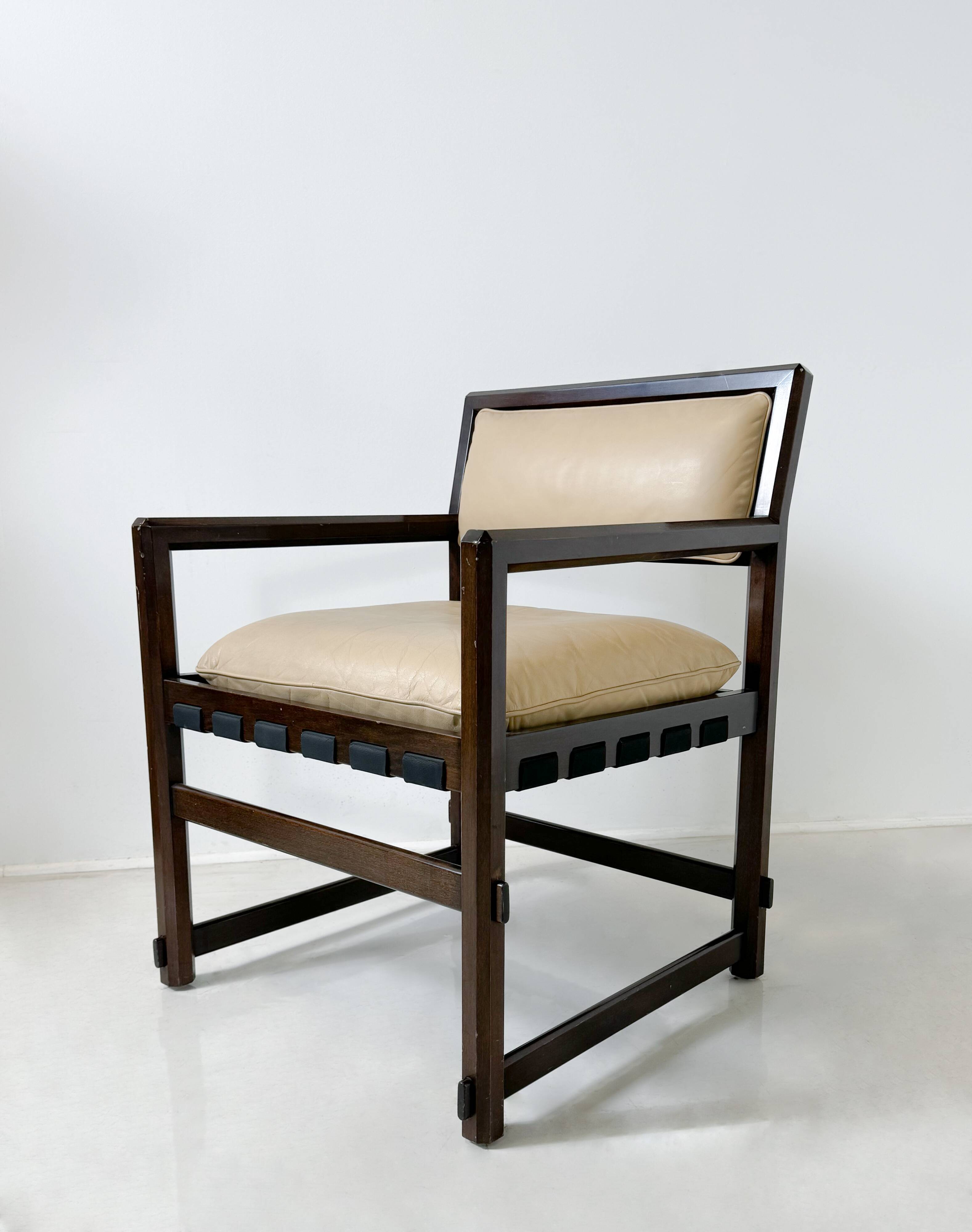 Mid-Century Modern Set of 6 Armchairs by Edward Wormley for Dunbar