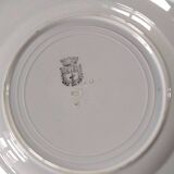 Flat plates Terre de fer St Amand and Hamage Nord - Hand painted