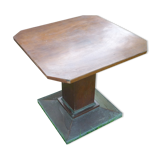 Octagonal wooden lounge table 1940-50