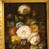 Cadre peinture sur panneau "roses"