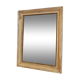 Mirror patinated wood frame gilded