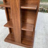 Wooden revolving bookcase