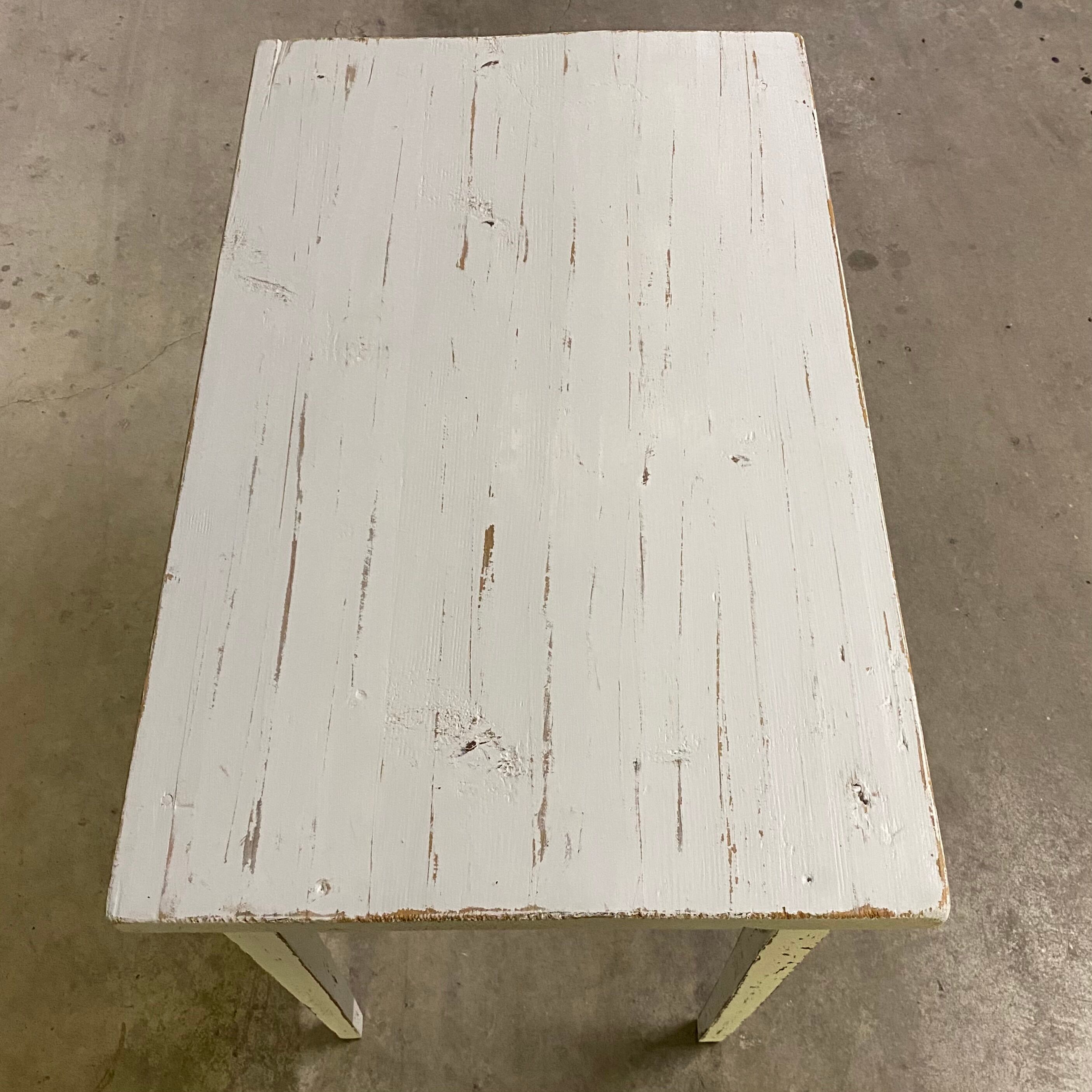 White side table