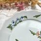 Antique French Earthenware Plate 18th Century NEVERS Floral Pattern