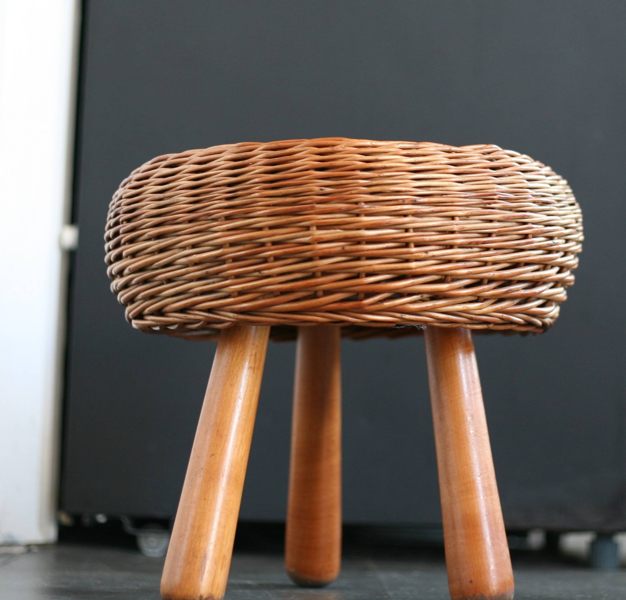 Tony Paul stool, 1950s, USA, vintage design