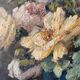 Still life with flowers, oil on panel circa 1930