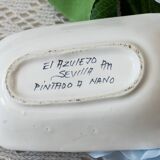 Handmade Azulejo soap dish from Seville