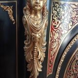 Violin-shaped support cabinet with Boulle marquetry