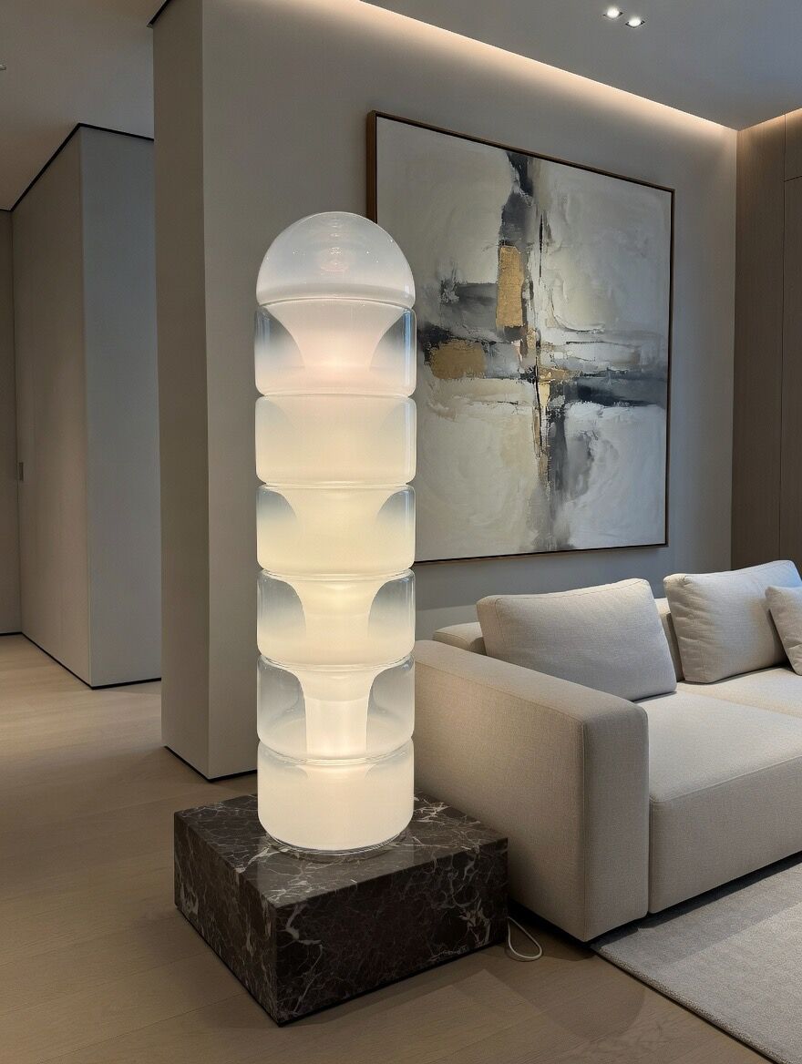 Sfumato floor lamp model LT316 by Carlo Nason for Mazzega