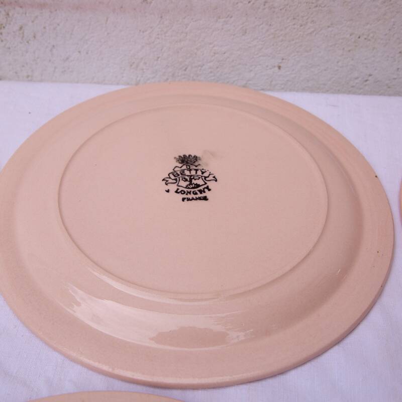 8 Betty Longwy plates