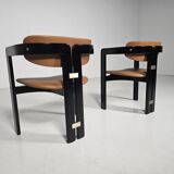 Set of two chairs by Augusto Savini, 1960s.
