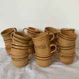 Vintage stoneware mugs