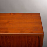 Danish teak high buffet, 1960s