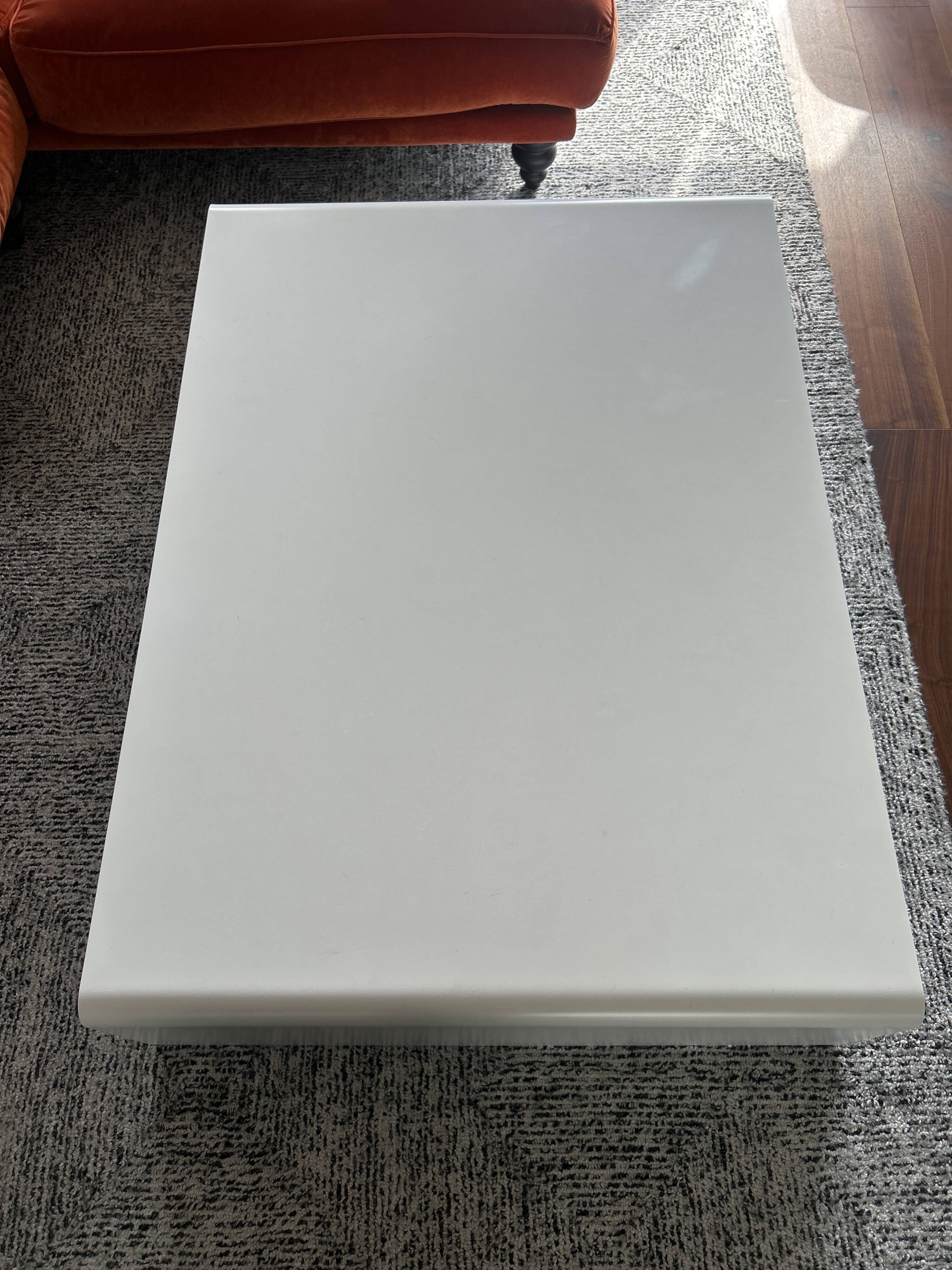 White MDF coffee table Italy