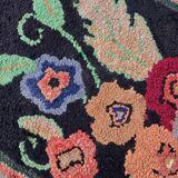 Tapis ancien fait main American Hooked 65cm x 168cm - 1C989