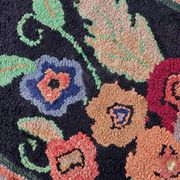 Tapis ancien fait main American Hooked 65cm x 168cm - 1C989