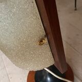 Totem floor lamp in teak and vintage perspex