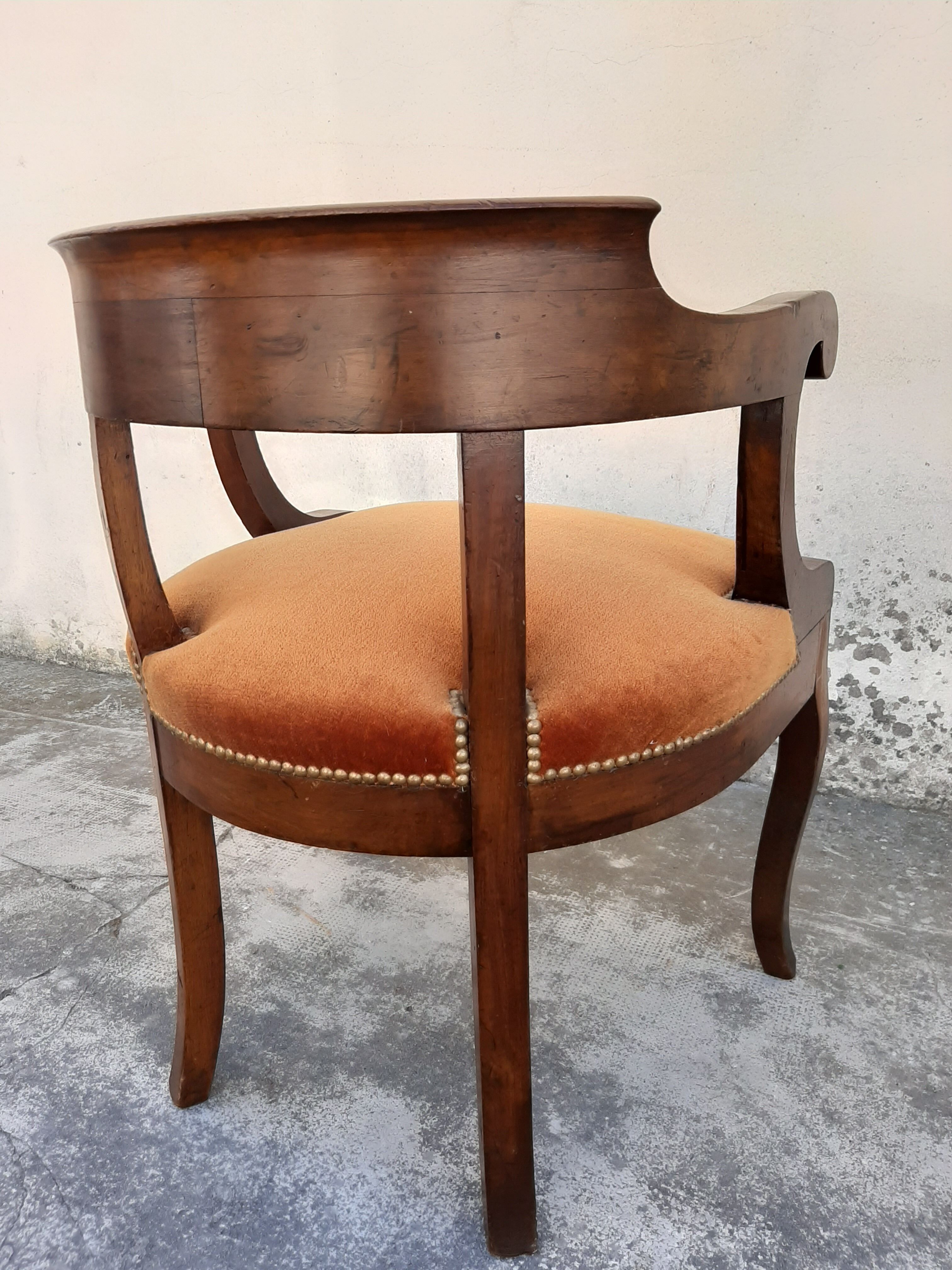 Fauteuil de bureau Louis Philippe 1900