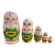 Russian pyrograved matryoshka doll