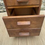 Office furniture, wooden sliding curtain filing cabinet