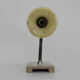 Desk lamp, Art Deco table lamp with swivel head, marble base, bronze foot