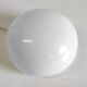 Ceiling lamp half-globe opaline, 60s/70s
