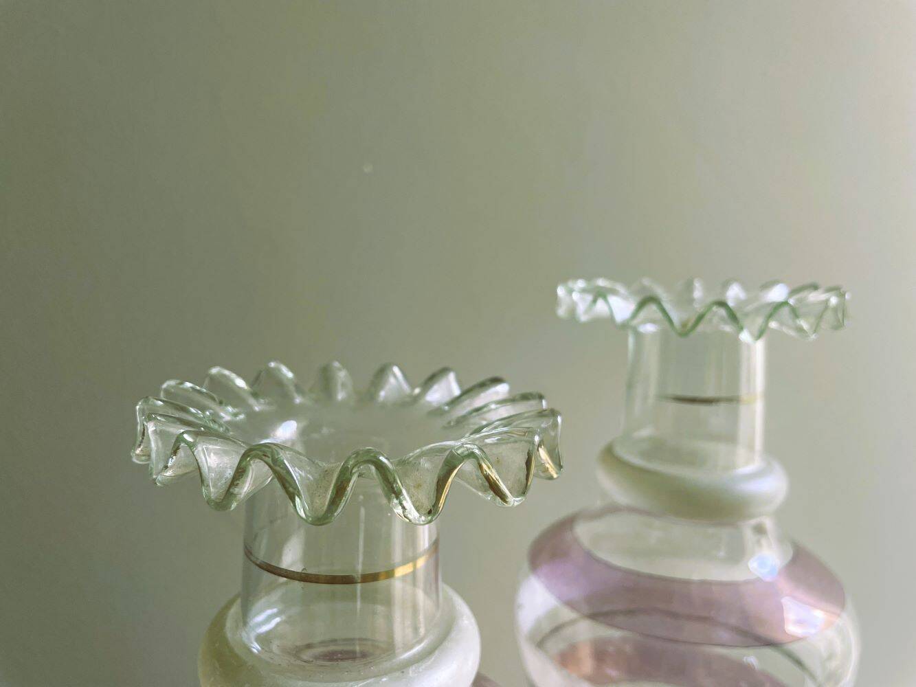 Portuguese Farmhouse rustic wooden table lamps with torch glass shades, 1970s, Set of 2