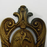 Old bronze wall lamp with 2 candles, years 50/60