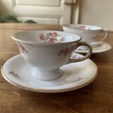 Lot 2 tasses à café et soucoupes - Zeh Scherzer - vintages, anciennes