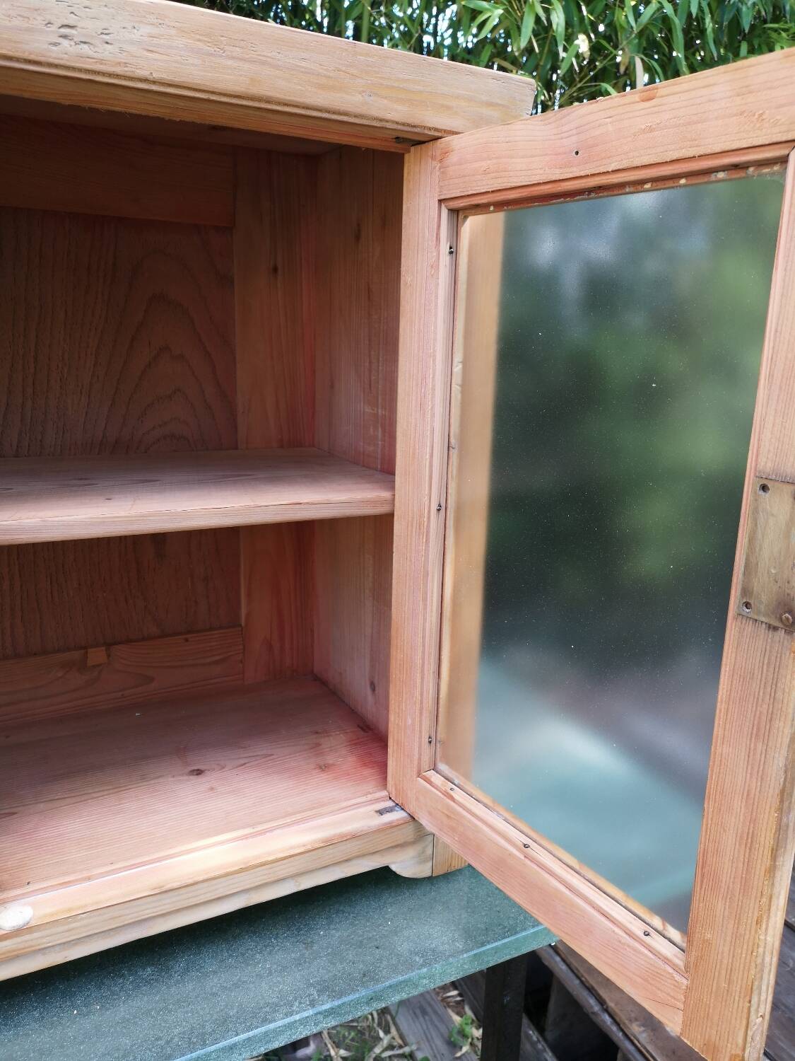 Tall unit, pine display case