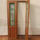 Portes en chêne avec vitraux