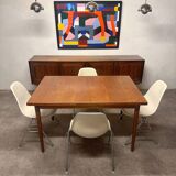 Extendable teak dining table, 1960