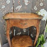 Louis XV style marquetry side table