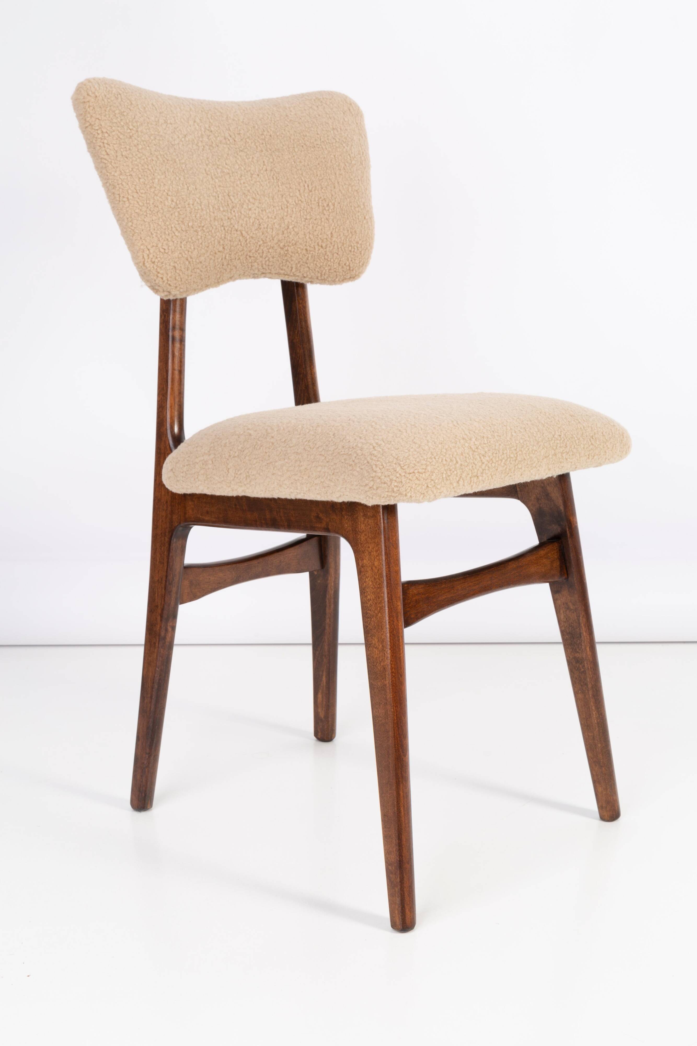 Camel Chair Soft Boucle from the 20th century, 1960s
