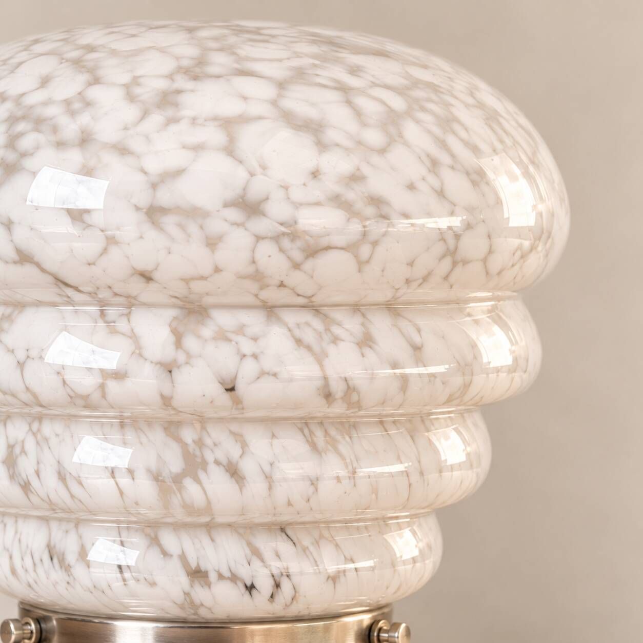 Marsia — Table lamp in Clichy glass | Retro-futuristic design