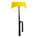 Lampadaire moderniste en fer battu, 1960