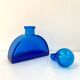Antique XL bottle / Cobalt blue glass vase