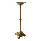 Vintage brass pedestal ashtray